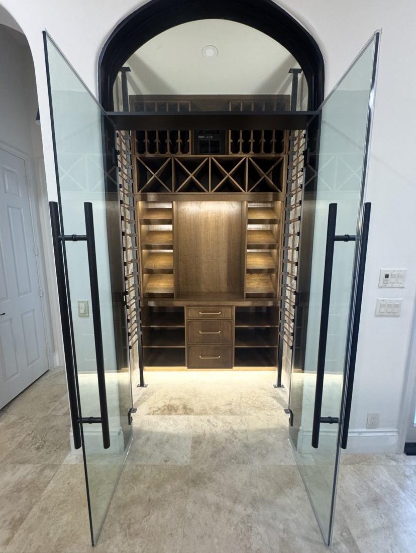 Custom wine room and home bar by Mike’s Magic, photo 4